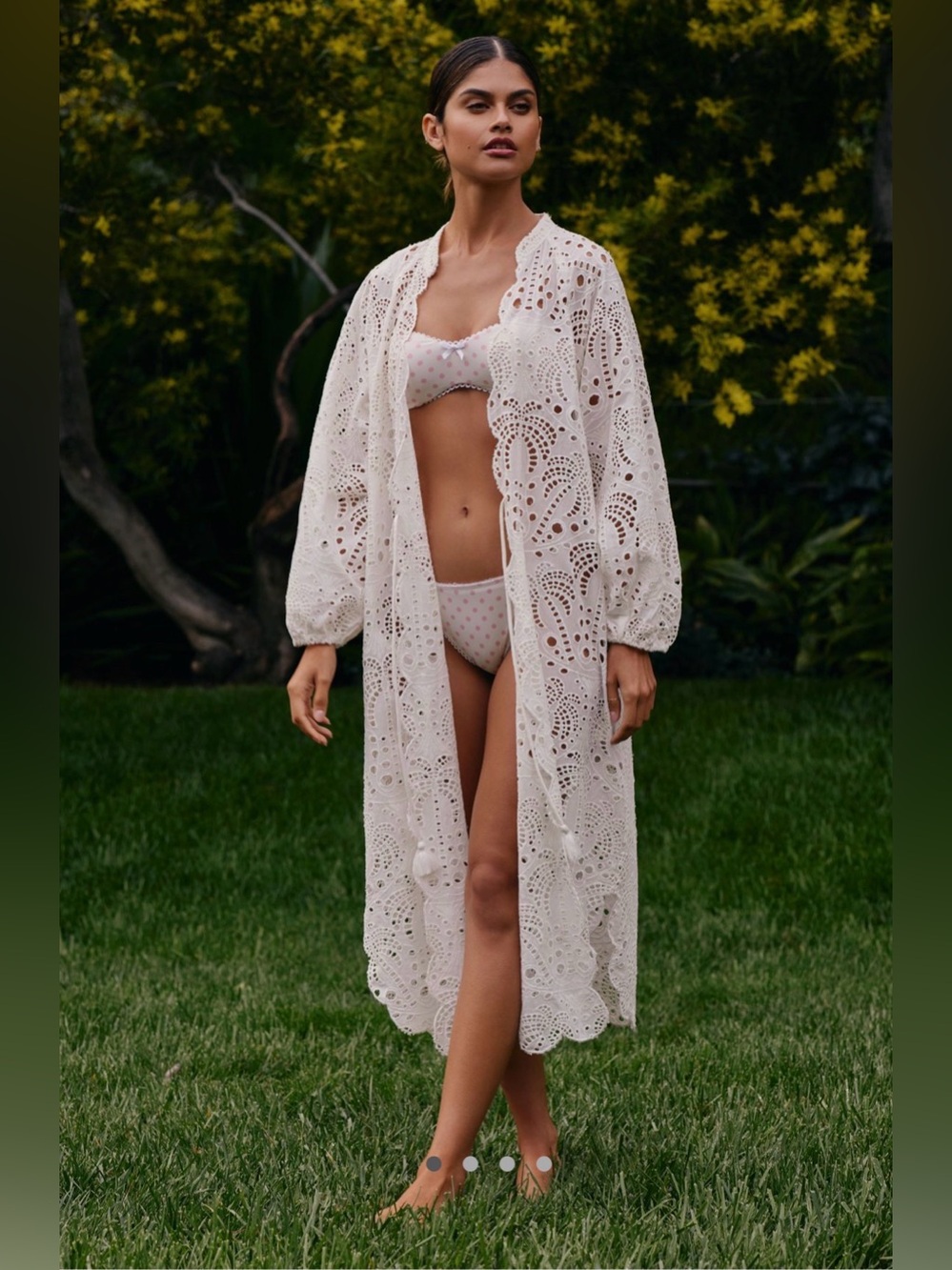 Farm Rio Long Eyelet Duster - Picture 2 of 10
